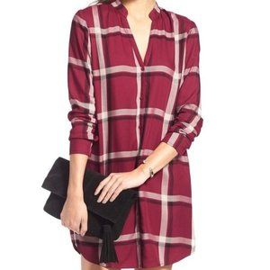 Cupcakes and Cashmere Vevina Plaid Shirt Dress
